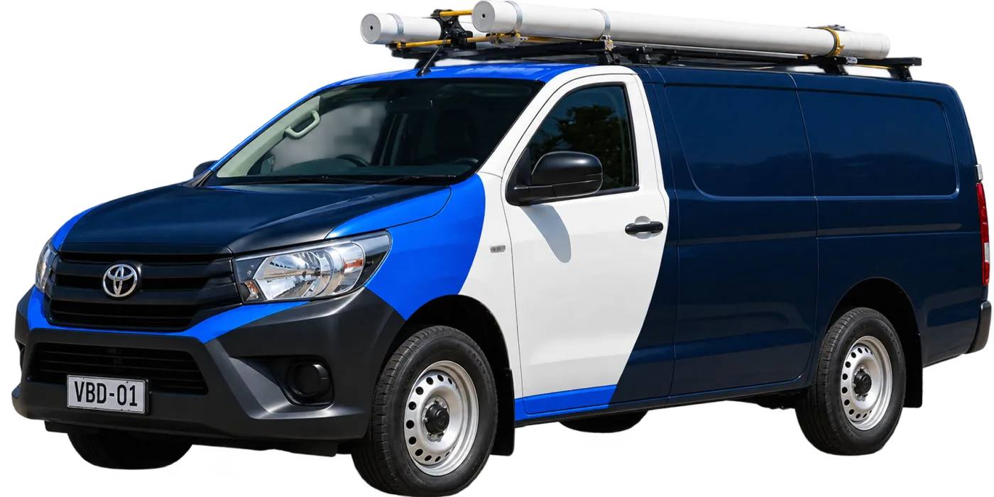 Our van, covering Richmond and the surrounding suburbs